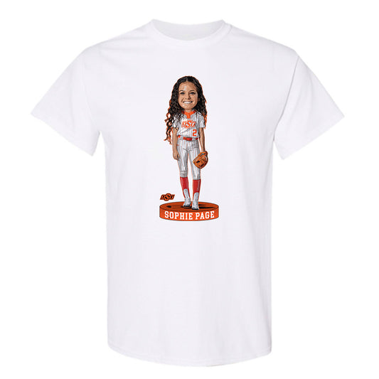 Oklahoma State - NCAA Softball : Sophie Page - T-Shirt Individual Caricature