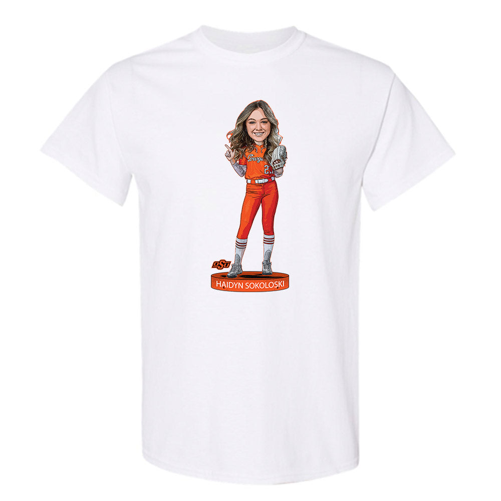 Oklahoma State - NCAA Softball : Haidyn Sokoloski - T-Shirt Individual Caricature