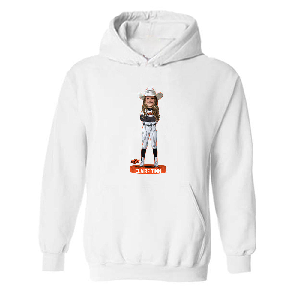 Oklahoma State - NCAA Softball : Claire Timm - Hooded Sweatshirt Individual Caricature