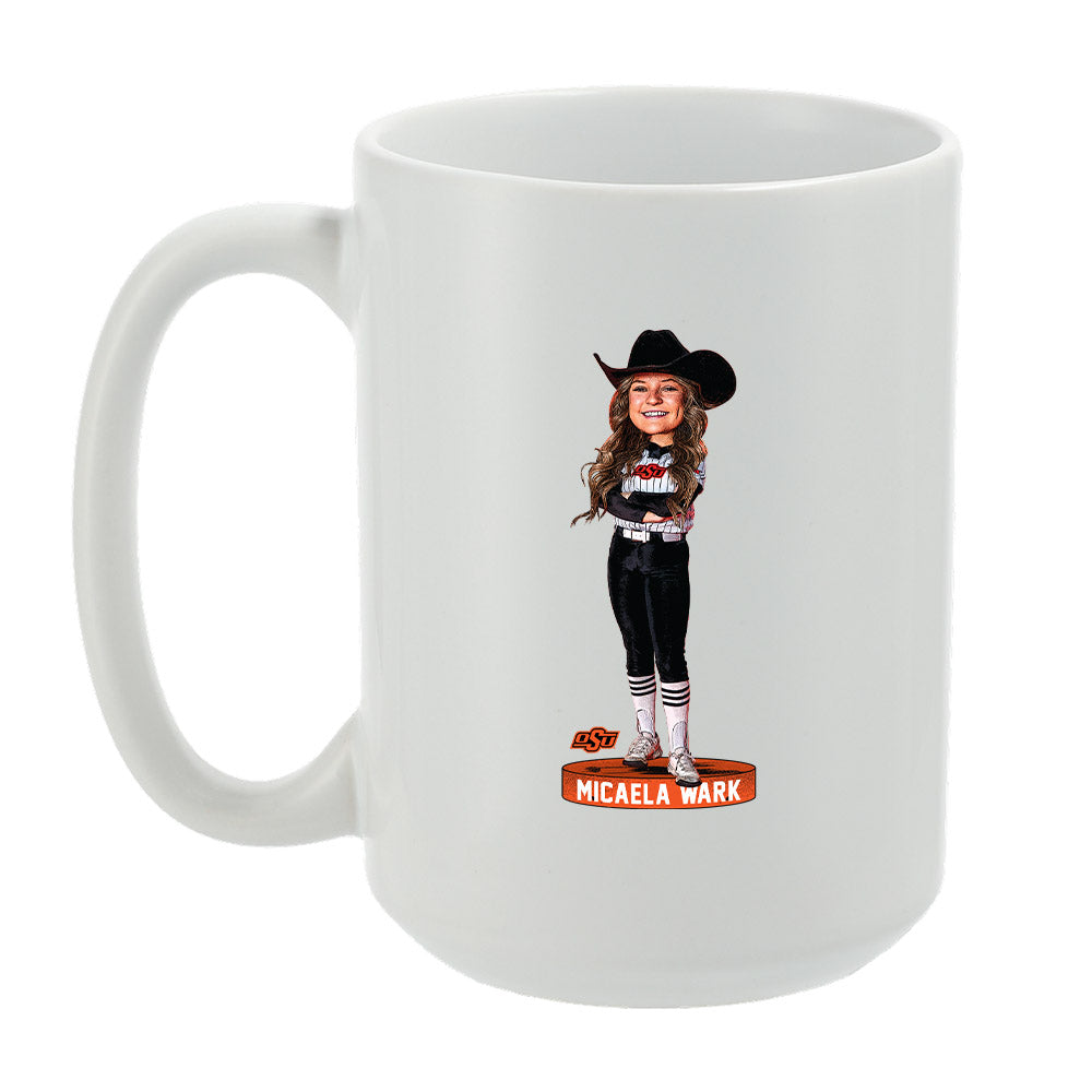 Oklahoma State - NCAA Softball : Micaela Wark - Coffee Mug Individual Caricature