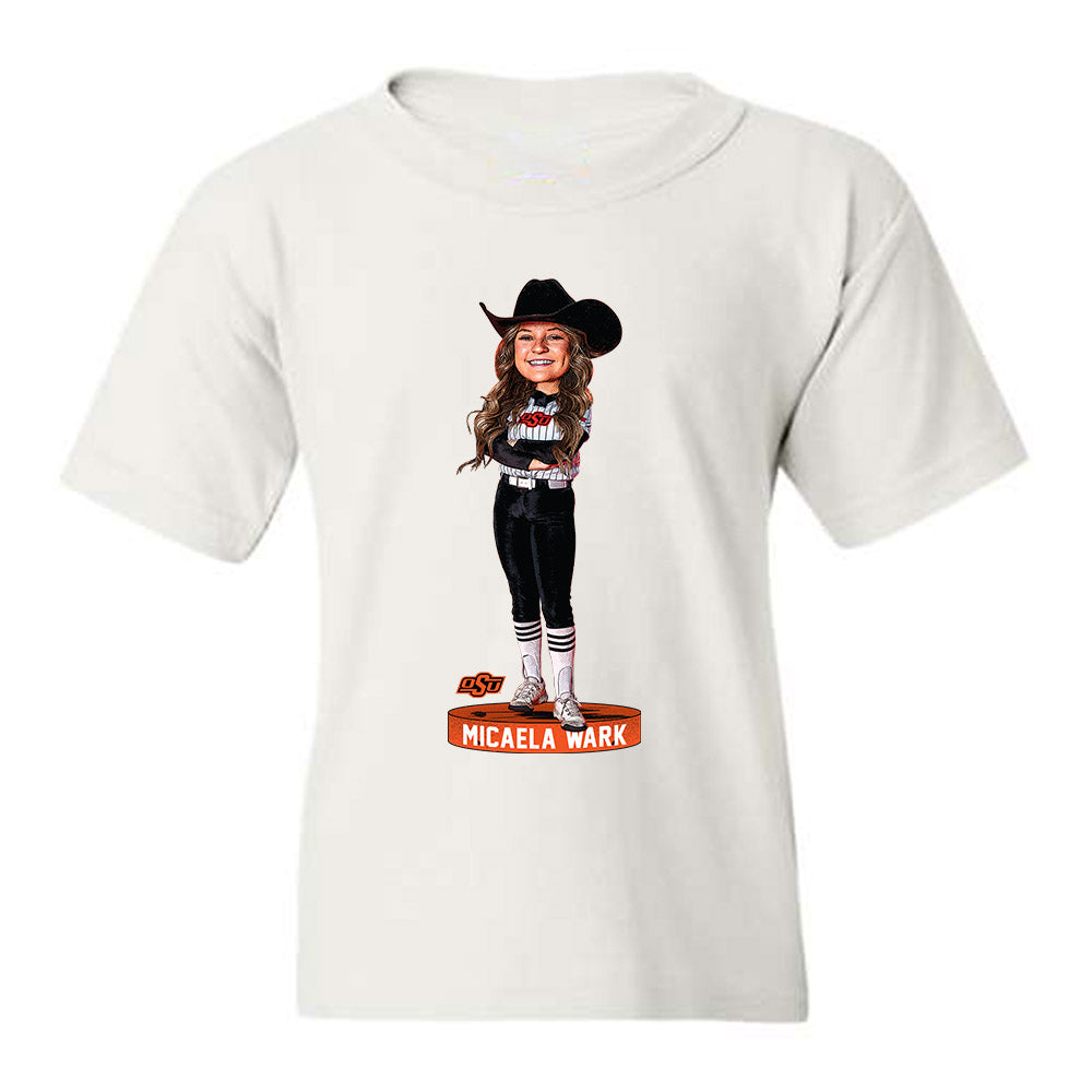 Oklahoma State - NCAA Softball : Micaela Wark - Youth T-Shirt Individual Caricature