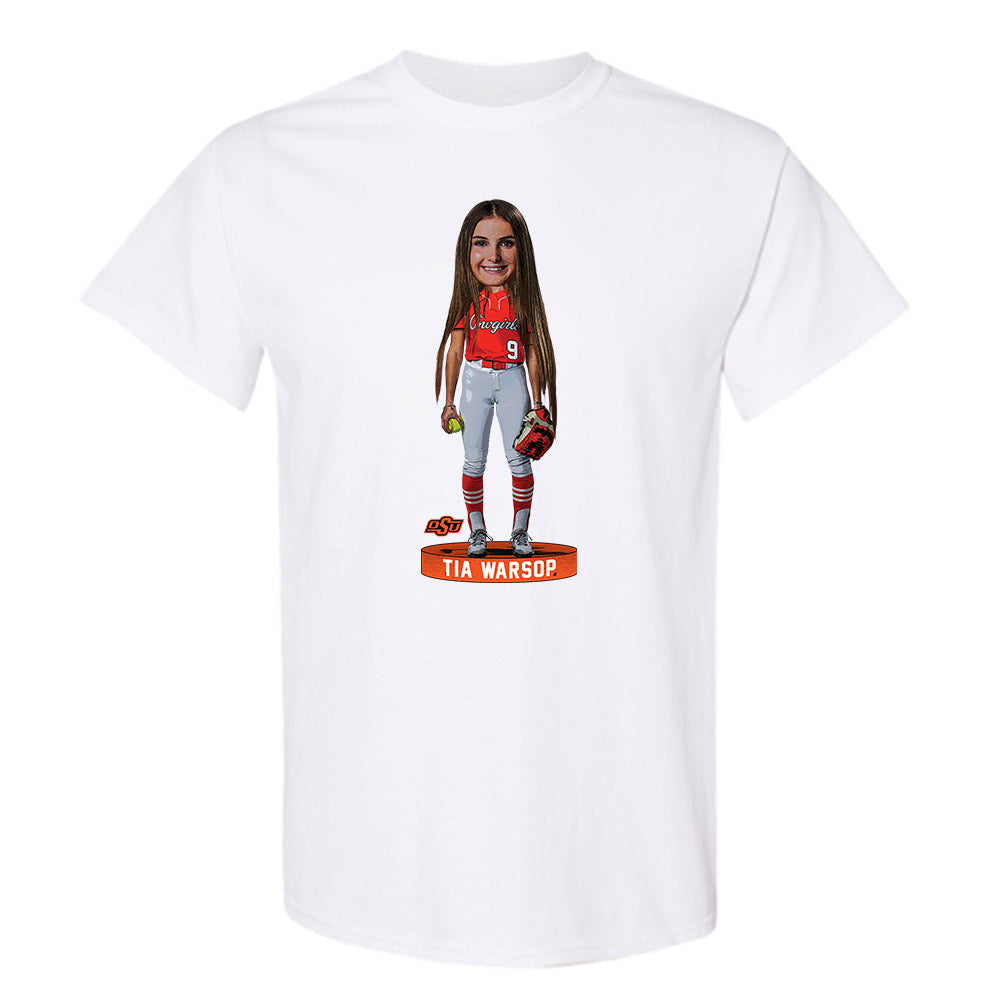 Oklahoma State - NCAA Softball : Tia Warsop - T-Shirt Individual Caricature