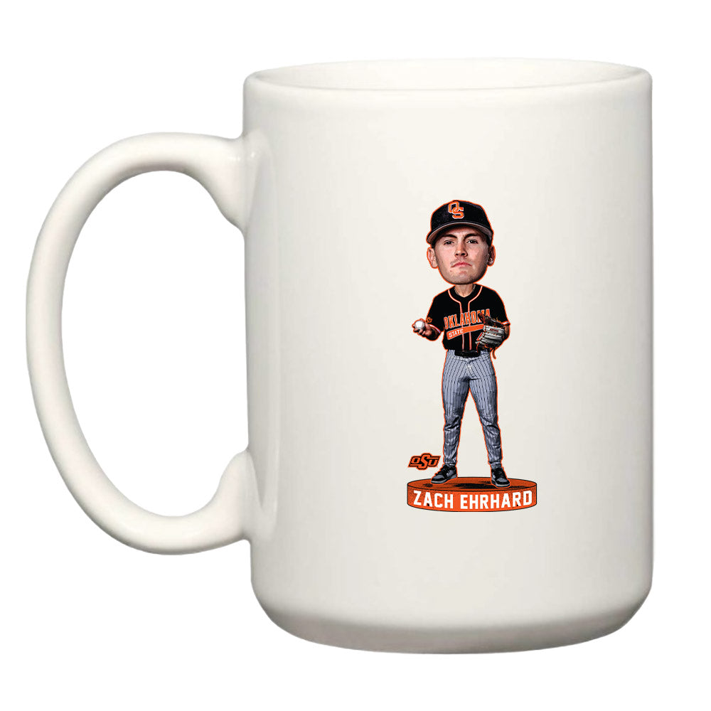 Oklahoma State - NCAA Baseball : Zach Ehrhard - Coffee Mug Individual Caricature