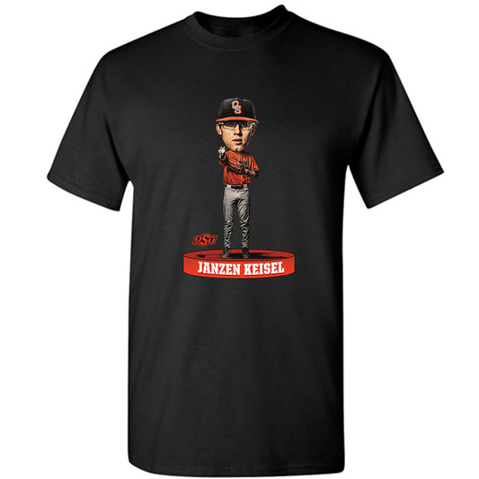 Oklahoma State - NCAA Baseball : Janzen Keisel - T-Shirt Individual Caricature