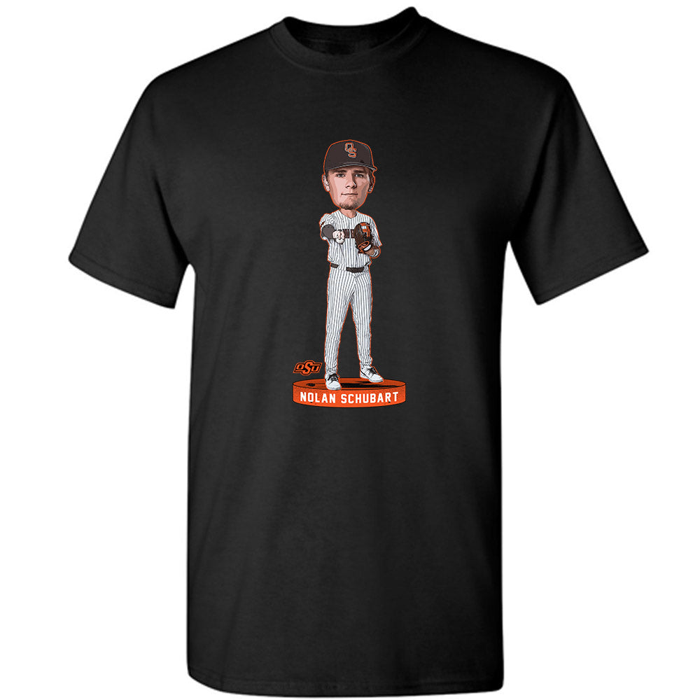 Oklahoma State - NCAA Baseball : Nolan Schubart - T-Shirt Individual Caricature