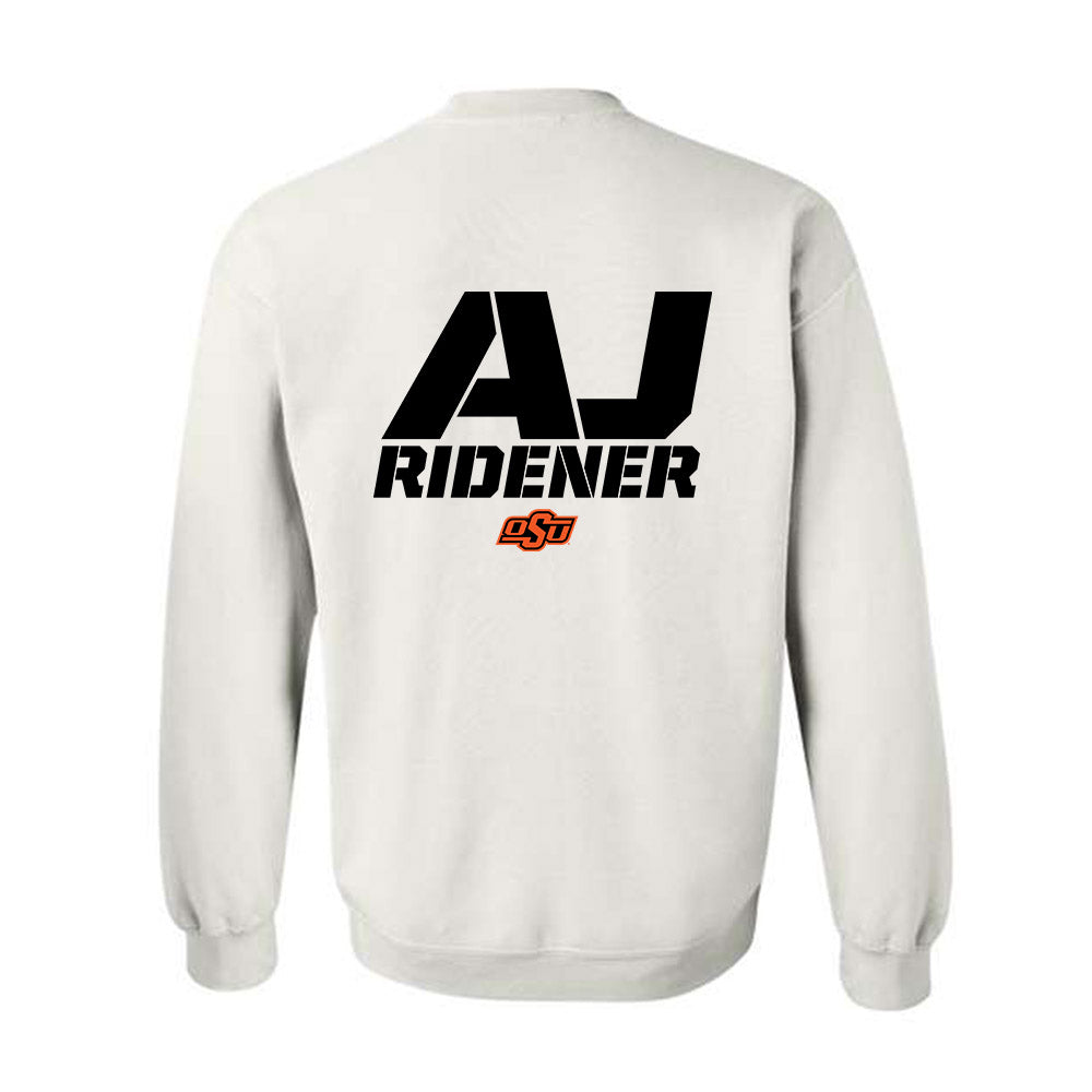 Oklahoma State - NCAA Football : AJ Ridener - Crewneck Sweatshirt Fashion Shersey