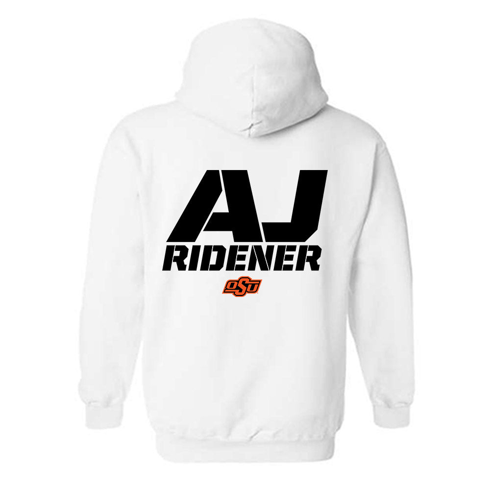 Oklahoma State - NCAA Football : AJ Ridener - Hooded Sweatshirt Fashion Shersey