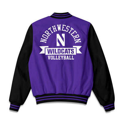 Northwestern - NCAA Women's Volleyball : Drew Wright -  Bomber Jacket
