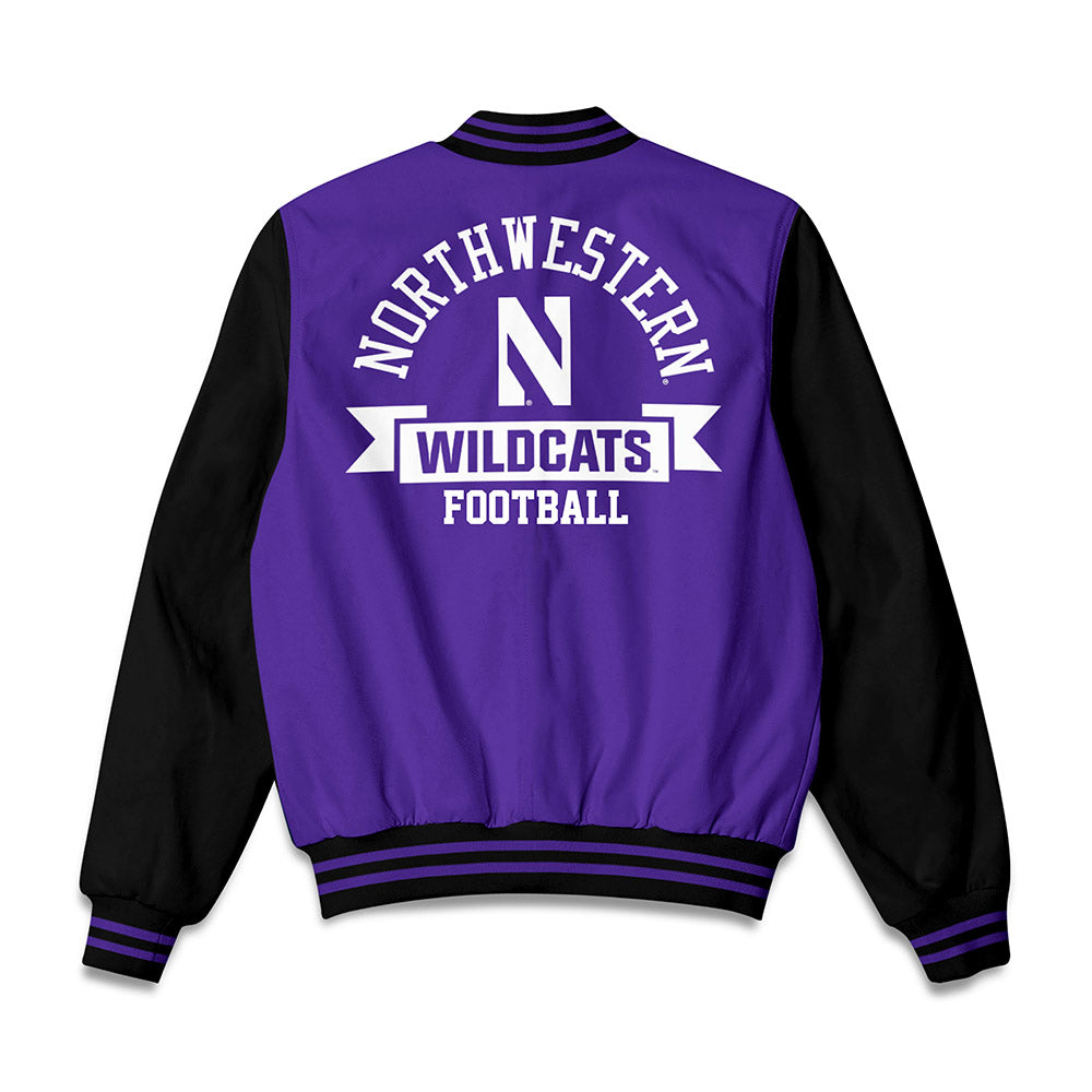 Northwestern - NCAA Football : Anthony Birsa - Bomber Jacket
