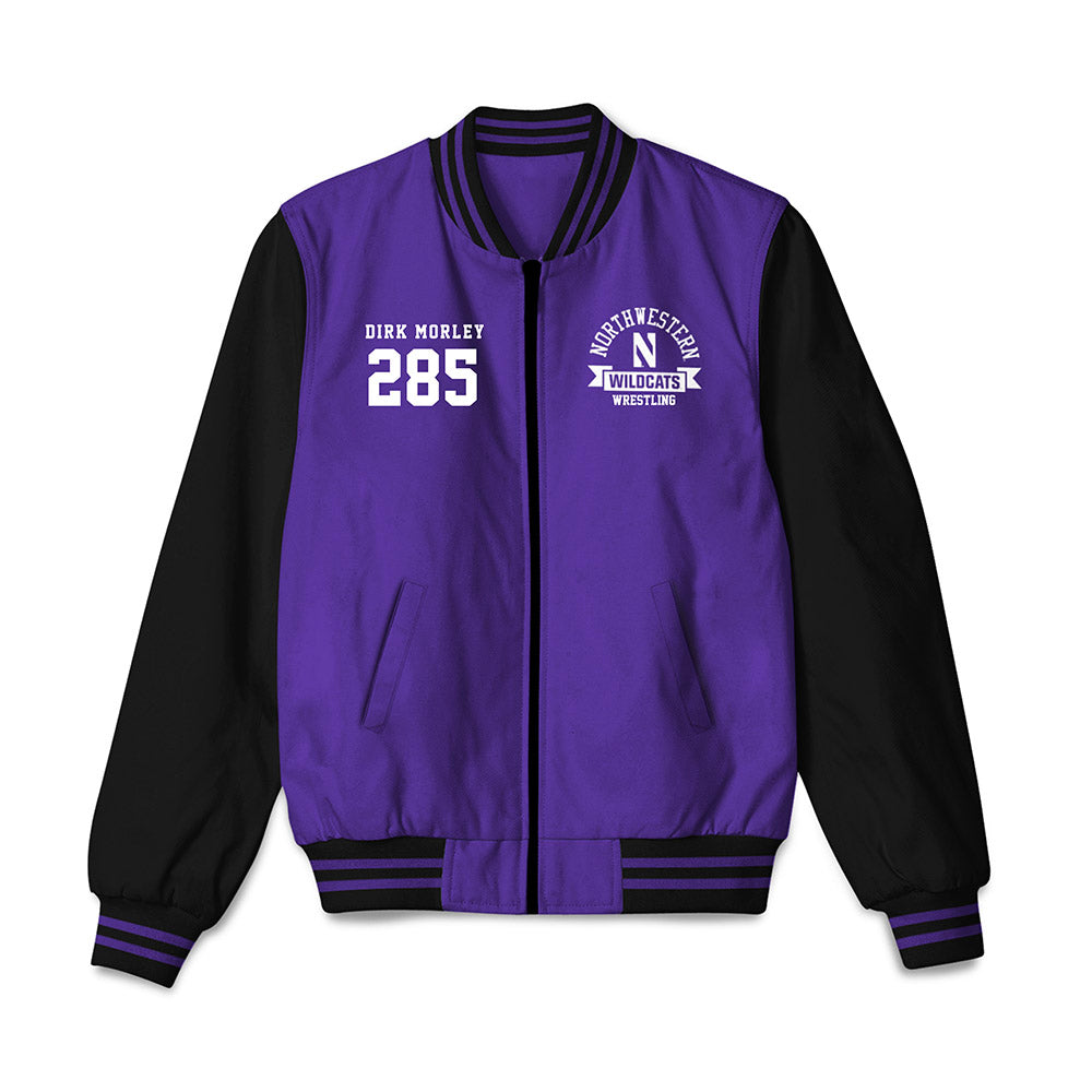 Northwestern - NCAA Wrestling : Dirk Morley -  Bomber Jacket