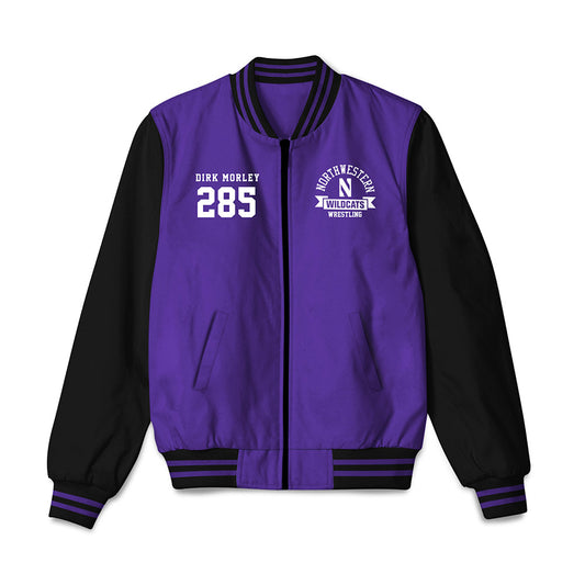 Northwestern - NCAA Wrestling : Dirk Morley -  Bomber Jacket