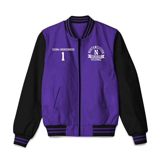 Northwestern - NCAA Women's Volleyball : Sienna Noordermeer -  Bomber Jacket