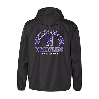 Northwestern - NCAA Wrestling : Jon Halvorsen - Windbreaker-1