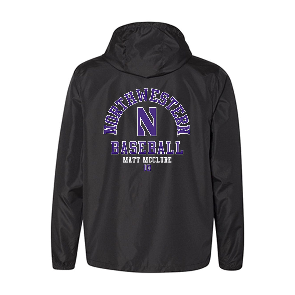 Northwestern - NCAA Baseball : Matt McClure - Windbreaker Jacket