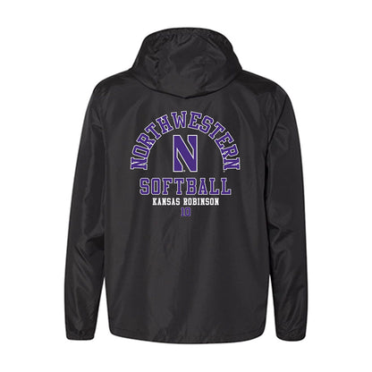 Northwestern - NCAA Softball : Kansas Robinson - Windbreaker-1