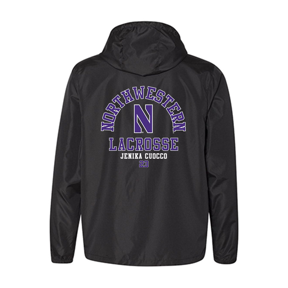Northwestern - NCAA Women's Lacrosse : Jenika Cuocco - Windbreaker-1