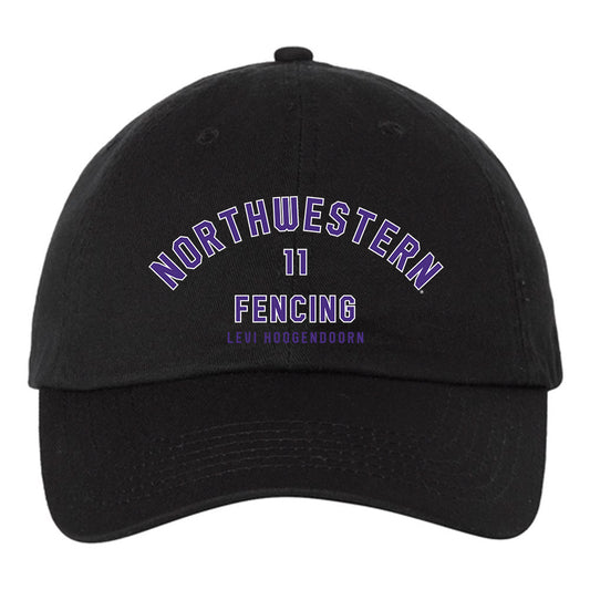 Northwestern - NCAA Women's Fencing : Levi Hoogendoorn -  Dad Hat