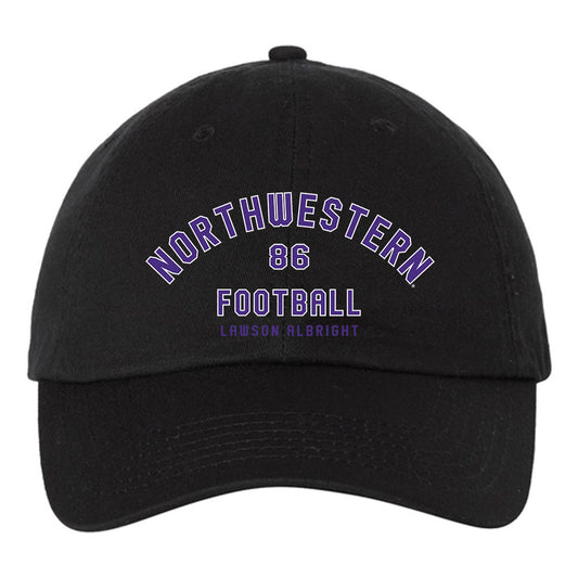 Northwestern - NCAA Football : Lawson Albright - Dad Hat