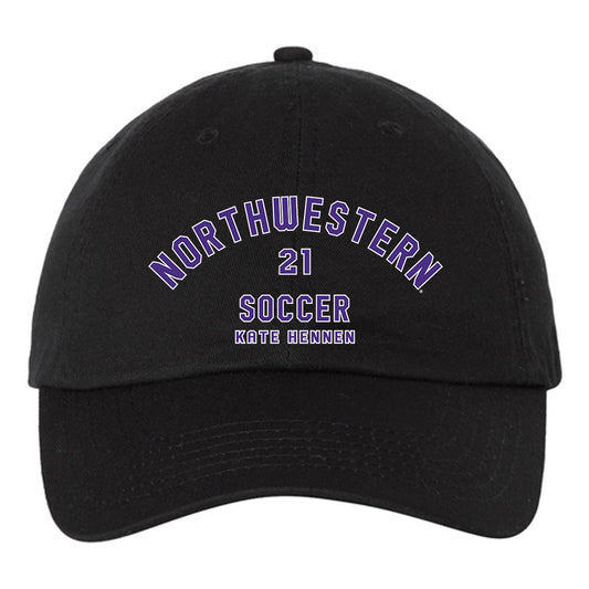 Northwestern - NCAA Women's Soccer : Kate Hennen - Dad Hat