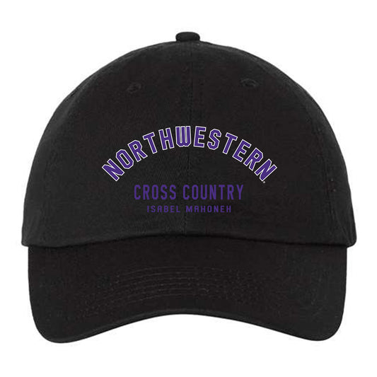Northwestern - NCAA Women's Cross Country : Isabel Mahoneh - Dad Hat-0