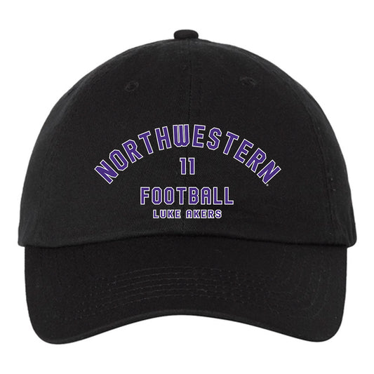 Northwestern - NCAA Football : Luke Akers - Dad Hat