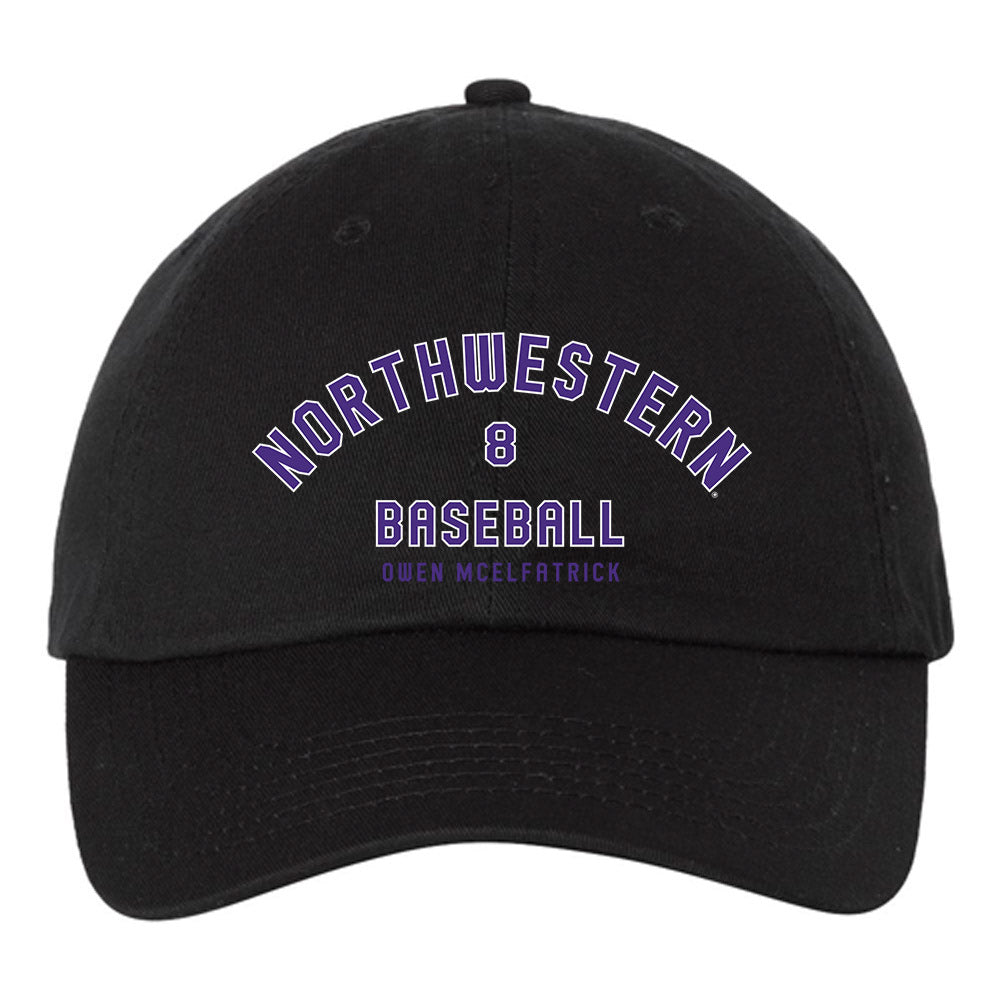 Northwestern - NCAA Baseball : Owen McElfatrick - Dad Hat