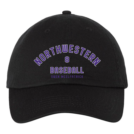 Northwestern - NCAA Baseball : Owen McElfatrick - Dad Hat