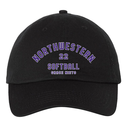 Northwestern - NCAA Softball : Grace Nieto - Dad Hat