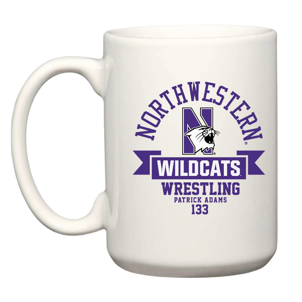 Northwestern - NCAA Wrestling : Patrick Adams -  Coffee Mug