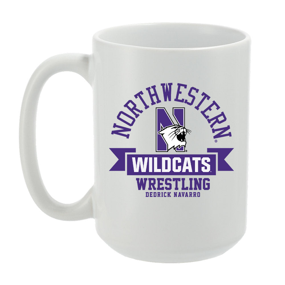 Northwestern - NCAA Wrestling : Dedrick Navarro -  Coffee Mug