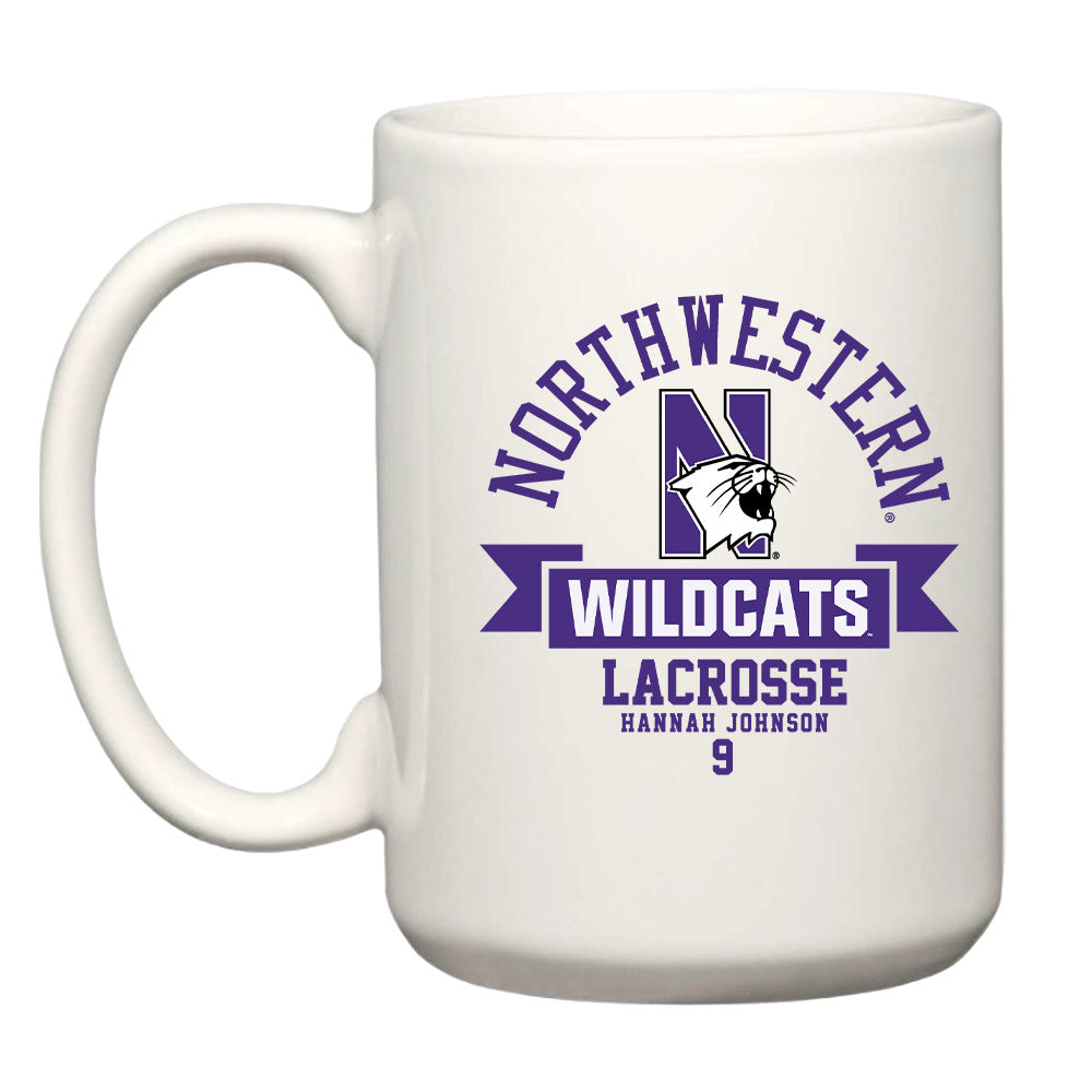 Northwestern - NCAA Women's Lacrosse : Hannah Johnson - Mug
