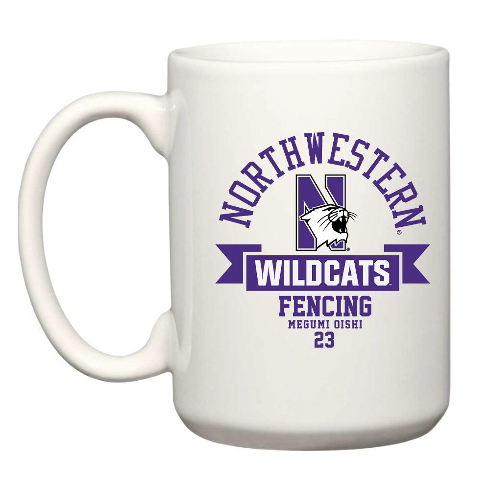 Northwestern - NCAA Women's Fencing : Megumi Oishi -  Coffee Mug