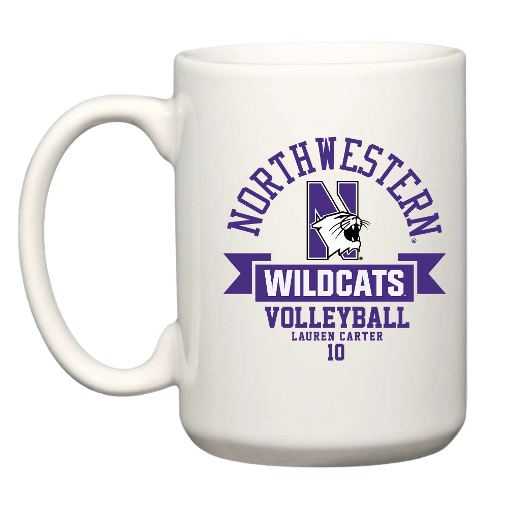 Northwestern - NCAA Women's Volleyball : Lauren Carter -  Coffee Mug