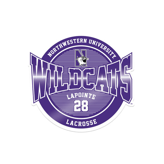 Northwestern - NCAA Women's Lacrosse : Taylor Lapointe - Sticker