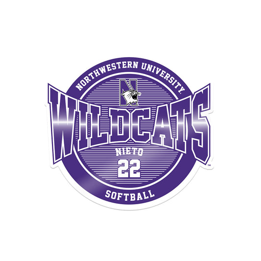 Northwestern - NCAA Softball : Grace Nieto - Sticker