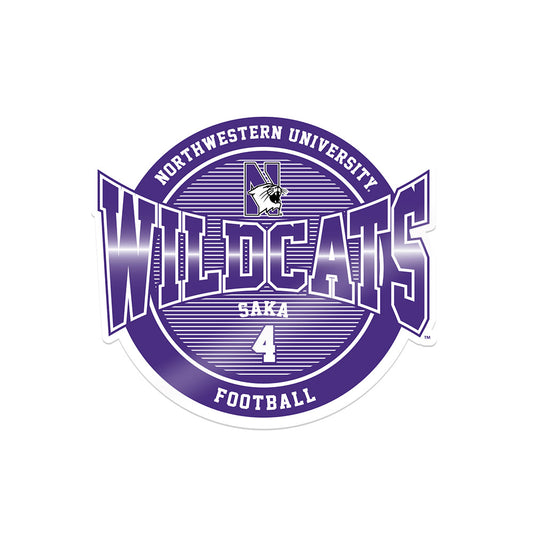 Northwestern - NCAA Football : Anto Saka - Sticker