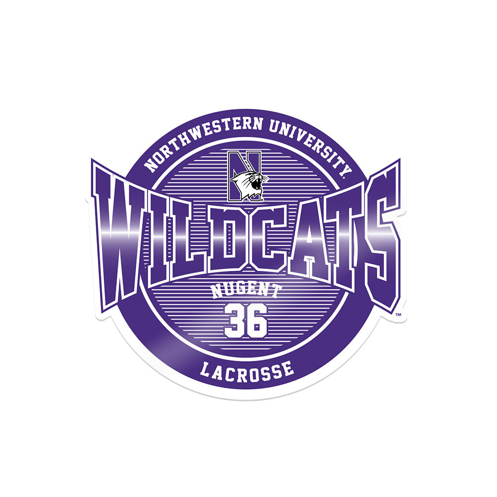 Northwestern - NCAA Women's Lacrosse : Cara Nugent - Sticker