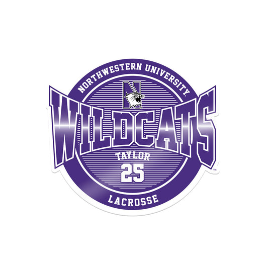 Northwestern - NCAA Women's Lacrosse : Madison Taylor - Sticker
