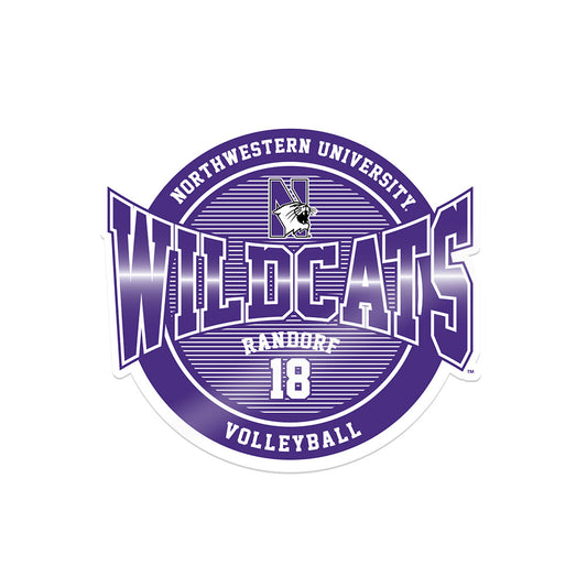 Northwestern - NCAA Women's Volleyball : Kathryn Randorf -  Sticker