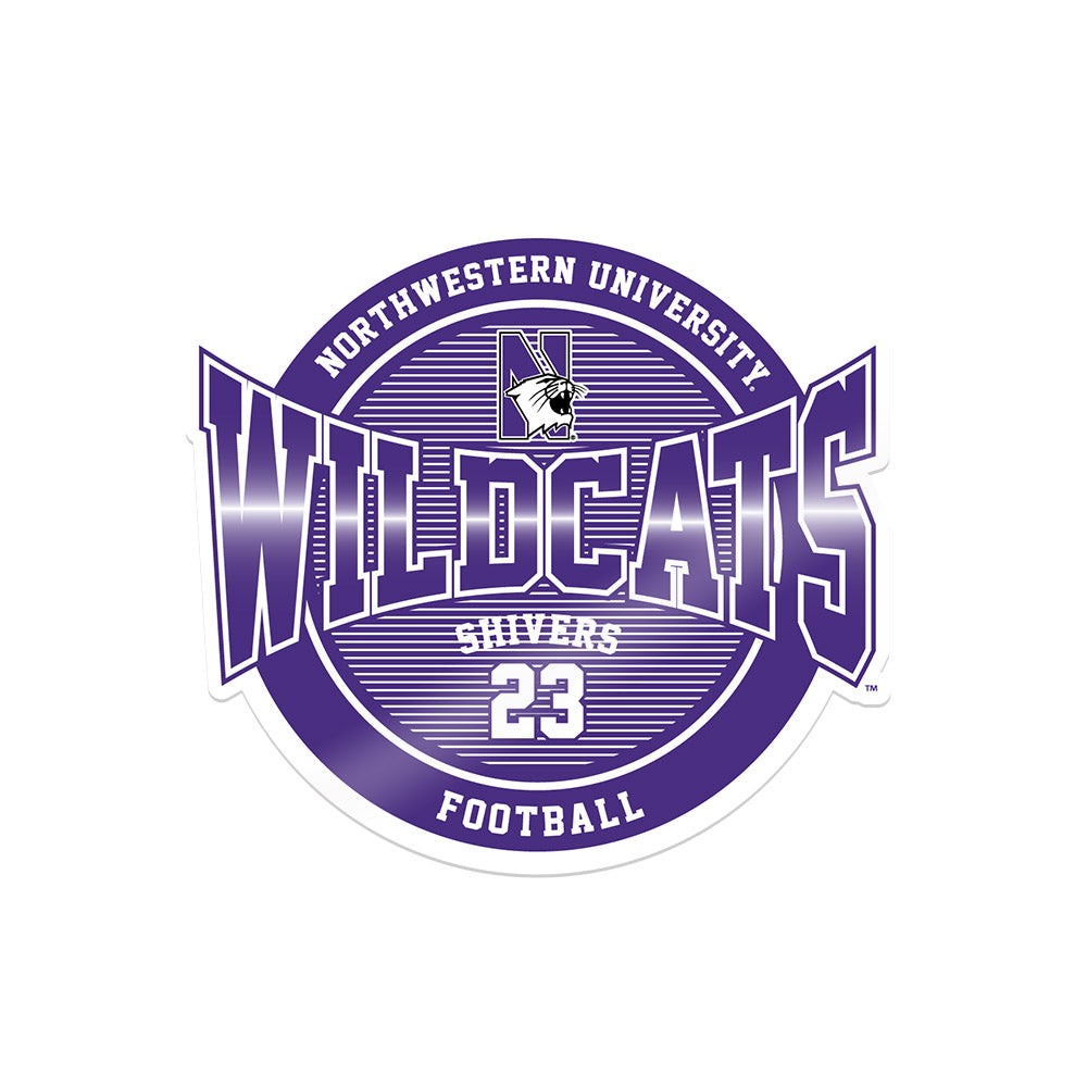 Northwestern - NCAA Football : Cole Shivers - Sticker