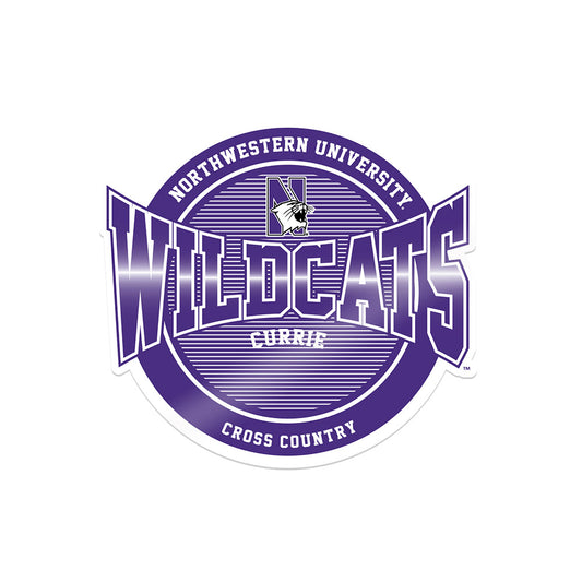 Northwestern - NCAA Women's Cross Country : Whitney Currie -  Sticker