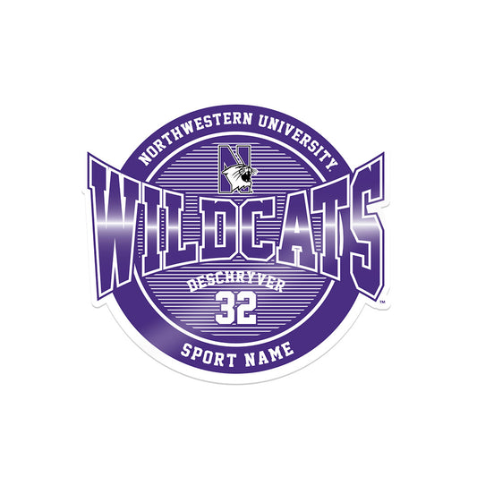 Northwestern - NCAA Women's Soccer : Elyse DeSchryver - Sticker