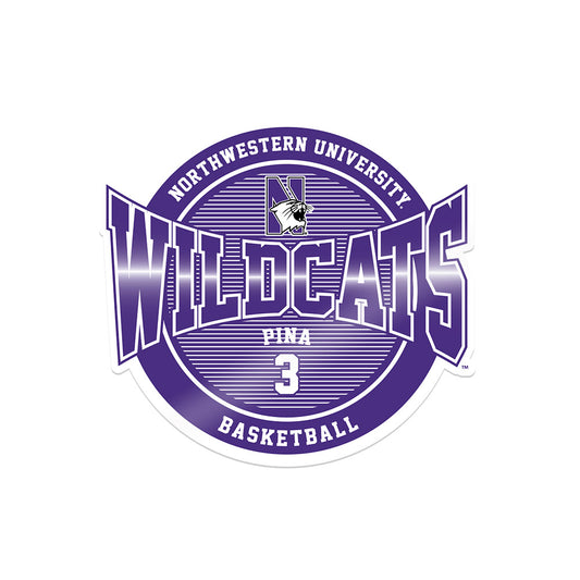 Northwestern - NCAA Women's Basketball : Maggie Pina - Sticker