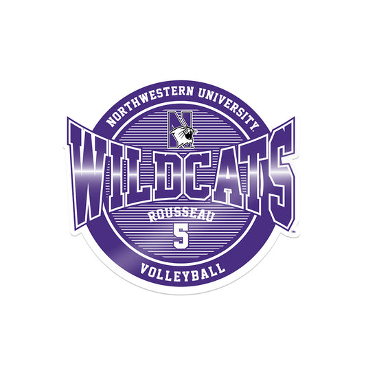 Northwestern - NCAA Women's Volleyball : Alexa Rousseau -  Sticker