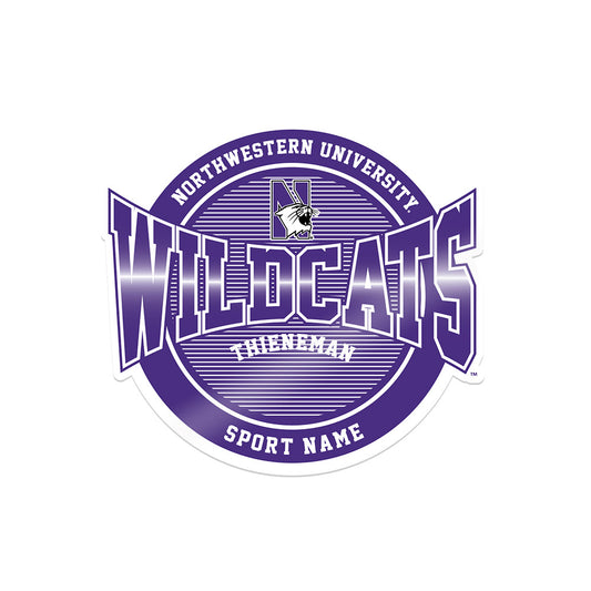 Northwestern - NCAA Men's Tennis : Presley Thieneman -  Sticker