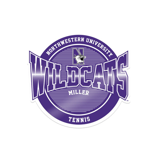 Northwestern - NCAA Men's Tennis : Chad Miller -  Sticker