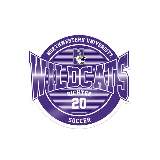 Northwestern - NCAA Men's Soccer : Henri Richter - Sticker
