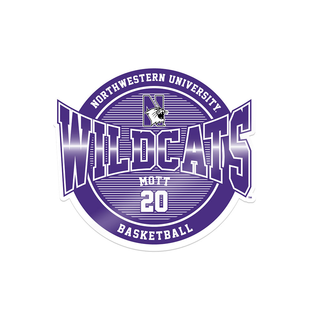 Northwestern - NCAA Women's Basketball : Paige Mott - Sticker