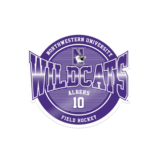 Northwestern - NCAA Women's Field Hockey : Amelia Albers -  Sticker