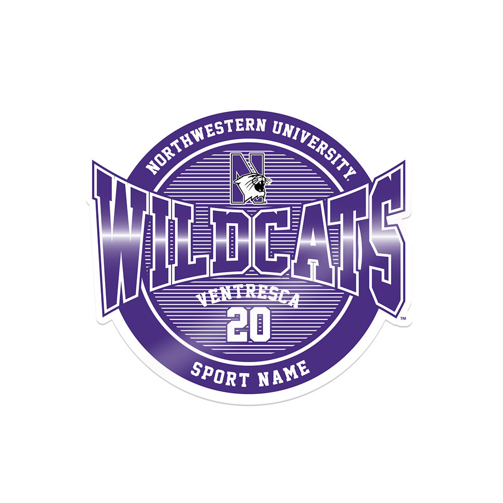 Northwestern - NCAA Women's Lacrosse : Alexis Ventresca - Sticker